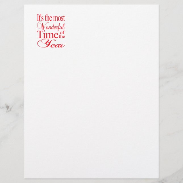 Papier C'est le moment le plus merveilleux ... Lettre de  (Devant)