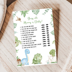 Papier C'est un jeu de devinette pour une baby shower sur