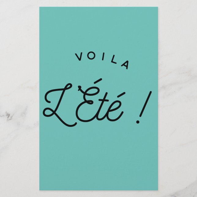 Papier cet été (Devant)
