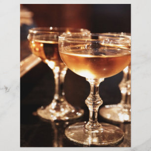 Papier Champagne glass goltoast