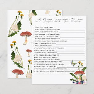 Papier Champignons d'automne - 20 questions sur les Paren