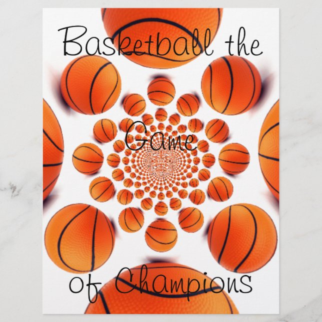 Papier Champion Court Vision : Basketball Jeu des Champs (Devant)