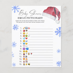 Papier Chapeau de Père Noël - jeu d'emoji