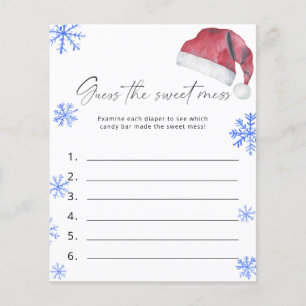 Papier Chapeau de Père Noël - Jeu Devine le Joyeux Bordel