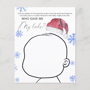 Papier Chapeau de Père Noël - Qui m'a donné mon jeu de lo