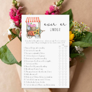 Papier Chariot à fleurs - Jeu de douche sous ou sur la nu
