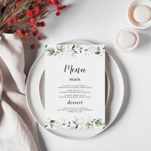 Papier Charm Watercolor Airy Greenery Mariage or