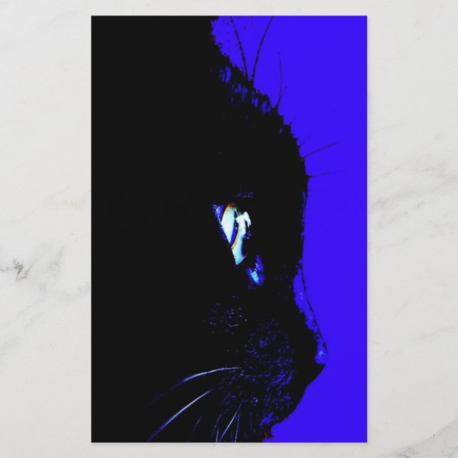 Papier Chat noir (Devant)