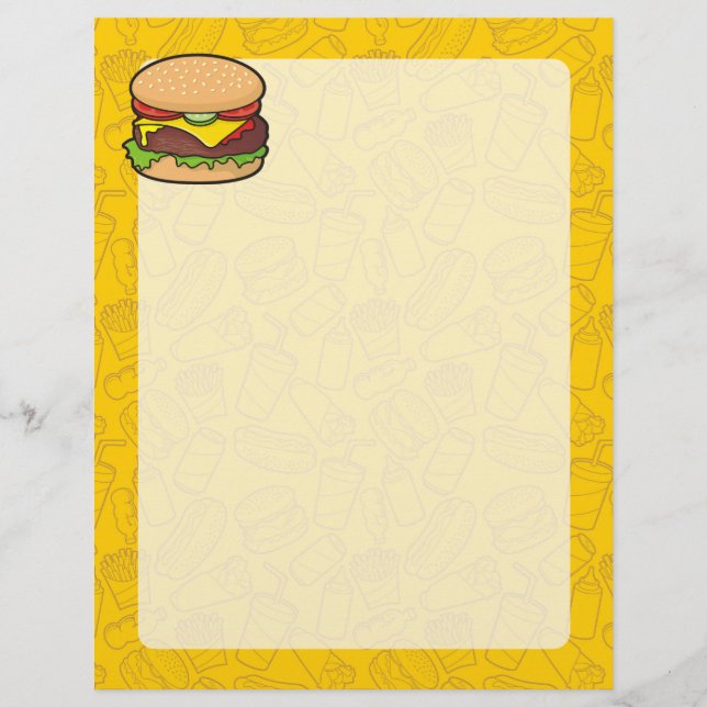 Papier Cheeseburger (Devant)