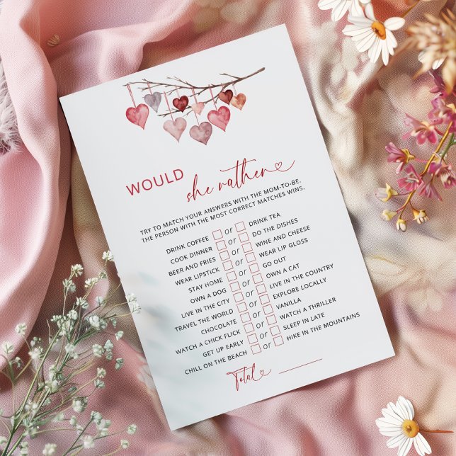 Papier Chérie Valentines Voudrait-Elle Plutôt Jouer (Créateur téléchargé)