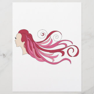 Papier Cheveux colorés
