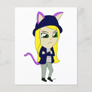 Papier chibi catgirl