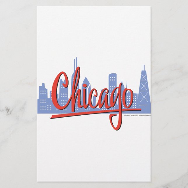 PAPIER CHICAGO-RED (Devant)