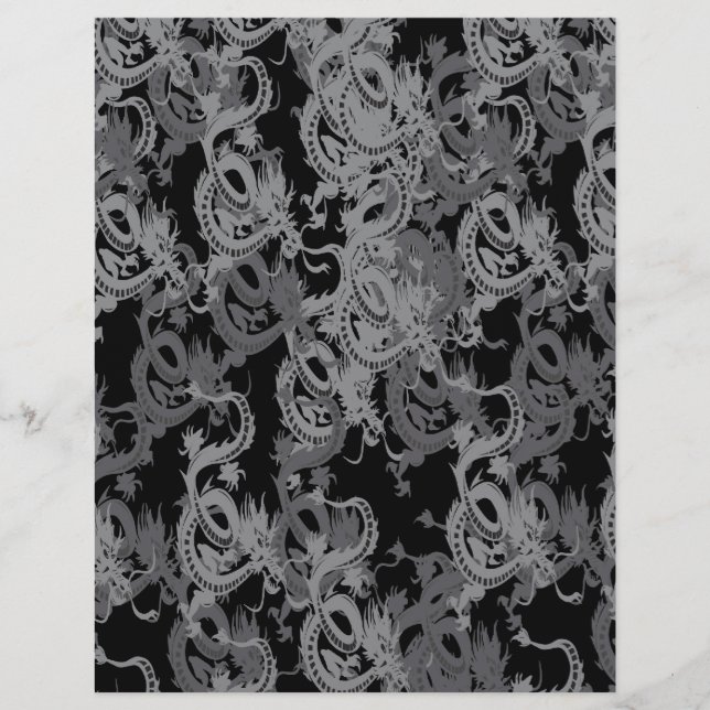 Papier Chinois Yang Dragon (Devant)