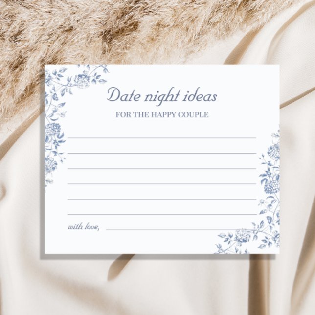 Papier Chinoiserie Floral Fête des mariées Date Nuit Idée (Créateur téléchargé)