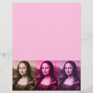 Papier Chocolat rose violet Mona Lisa