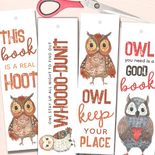 Papier Chouette do-it-yourself Couper Vos Propres Signets