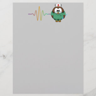 Papier chouette infirmière