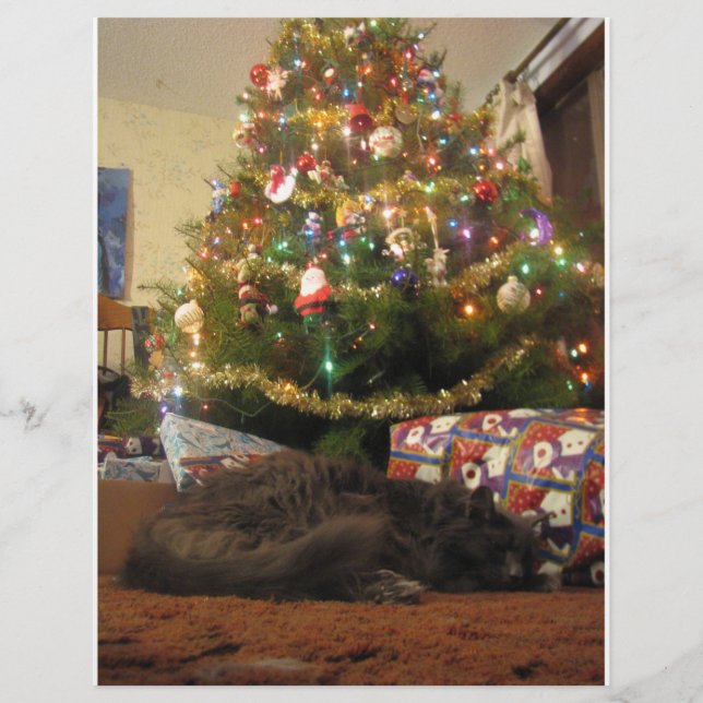 Papier Christmas Cat (Devant)