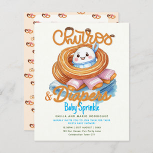 Papier Churros and Diapers Baby Sprinkle Douche BUDGET
