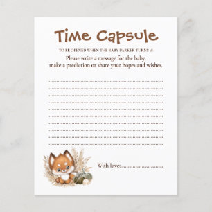 Papier Chute Baby shower mou Capsule temps