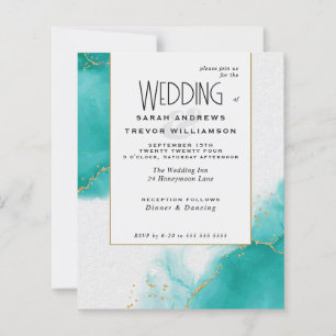 Papier Ciels Abstraits Turquoise Mariage Budget