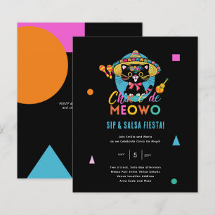Papier Cinco De Meowo Fun Fiesta Cat Mayo