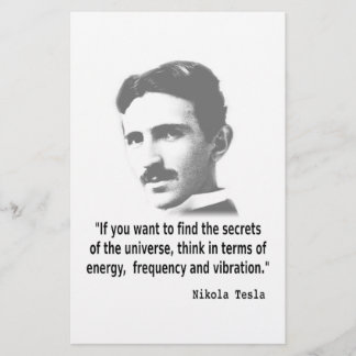 Papier Citation De Nikola Tesla
