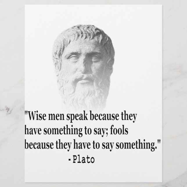 Papier Citation Par Platon (Devant)