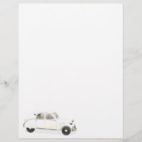 Citroen blanc 2CV