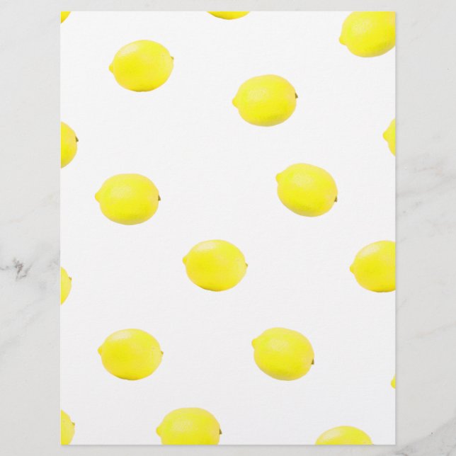 Papier citron motif version 2 (Devant)