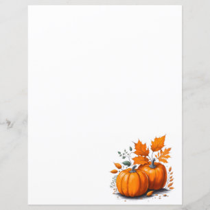 Papier Citrouille