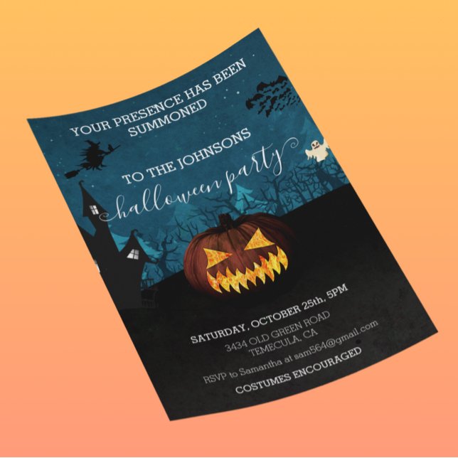 Papier Citrouille du budget du parti Halloween (Créateur téléchargé)