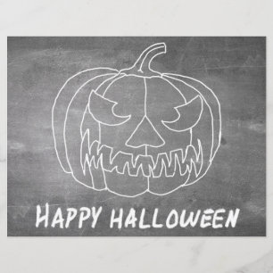 Papier Citrouille pour Halloween 2 aspect tableau