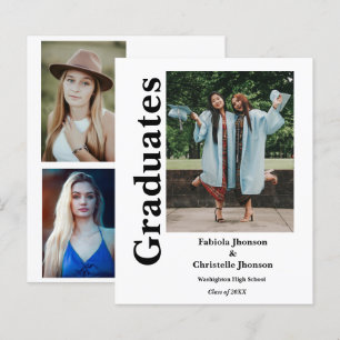 Papier Classe budgétaire de 2023 Filles double graduation