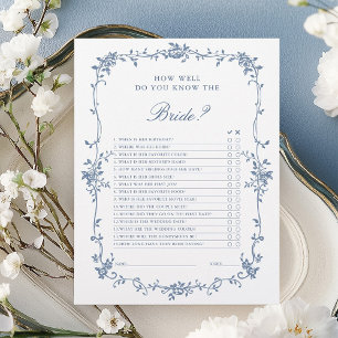 Papier Classé Français Victorian Blue Fête des mariées Je