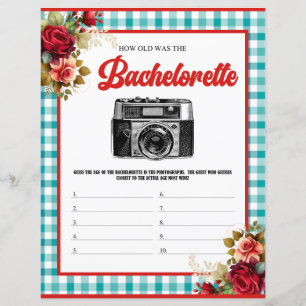 Papier Classic Blue Bachelorette Party Devinez mon jeu d'