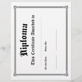 Papier Classic Diploma Blanks Pack de 10