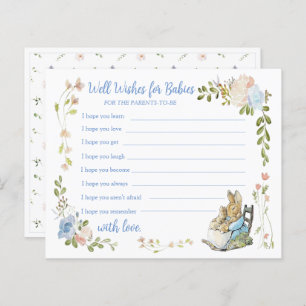 Papier Classic Peter the Rabbit Twin Shower Advice Card