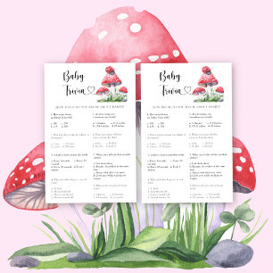 Papier Coccinelle - Bébé Quiz   Jeu de Baby Shower