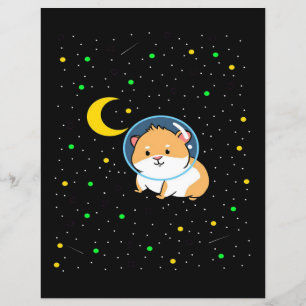 Papier Cochon De Guinée Dans L'Espace Cute Astronomie G
