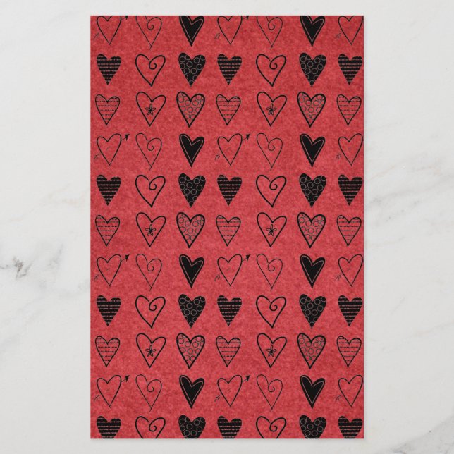 Papier Coeurs (Devant)