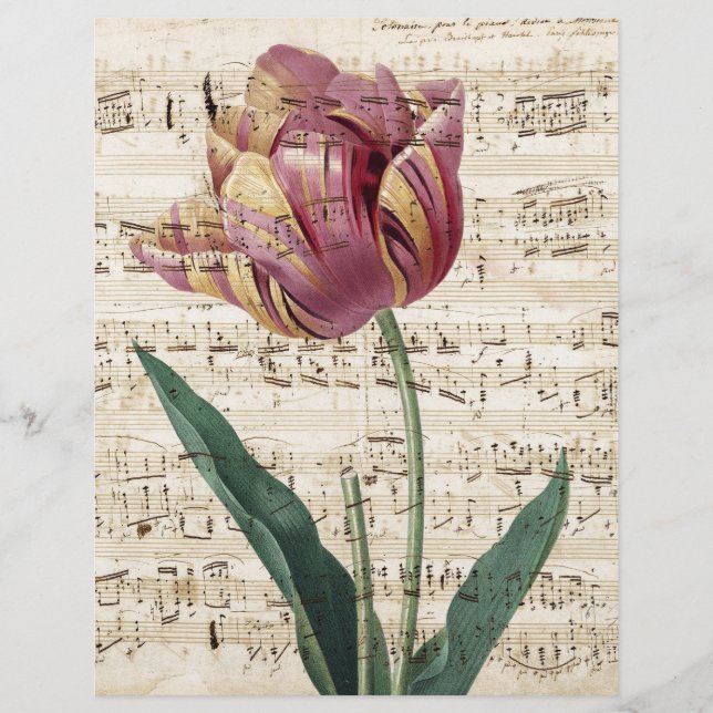 Papier Collage de tulipe (Devant)