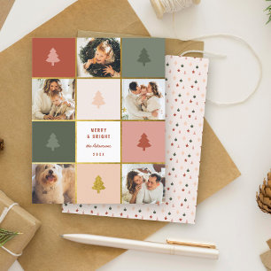 Papier Collage photo Budget Pastel & Gold Christmas Tree