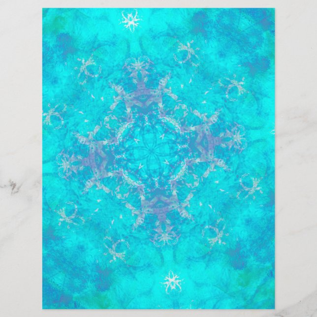 Papier Collection Collections de flocons de neige tropica (Devant)