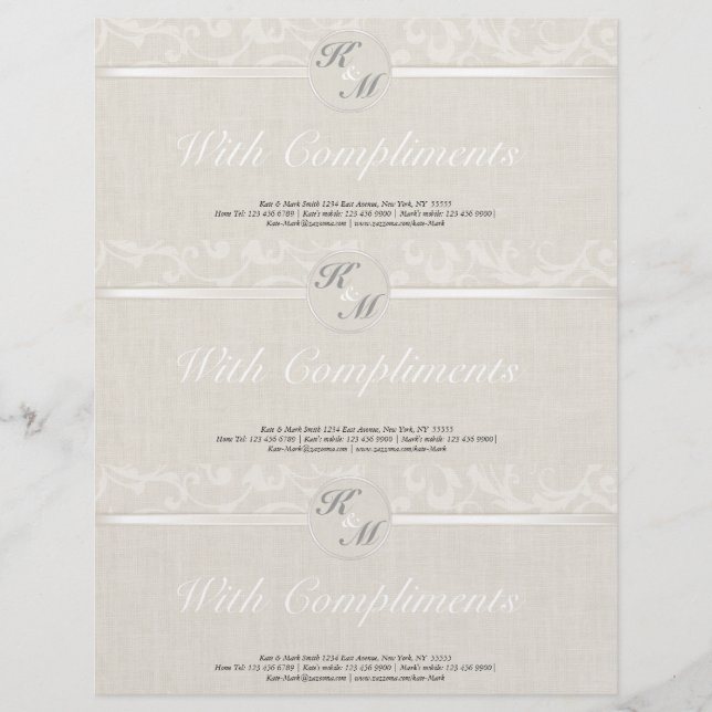 Papier Collection de Mariages naturels SmartElegance (Devant)