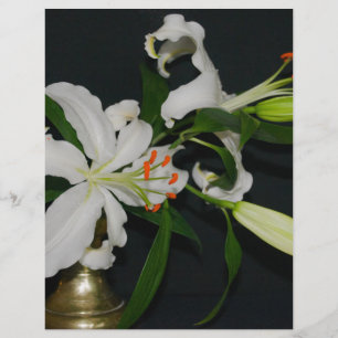 Papier Collection Irlandaise de laiton et de fleurs