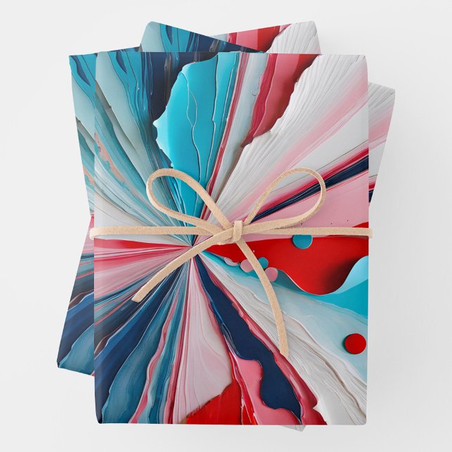 Papier coloré Collage Art Enveloppement Feuilles d (Créateur téléchargé)