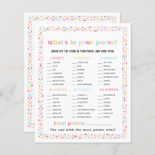 Papier Coloré Pastel Twins Baby shower Jeu de bourse