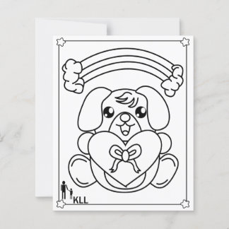 Papier Combien mon chien m'aime